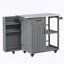 Chariot de cuisine verrouillable avec comptoir en acier inoxydable-130197880