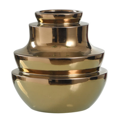 Dynasty - Norman Wyatt Home - 10" Ceramic Vase