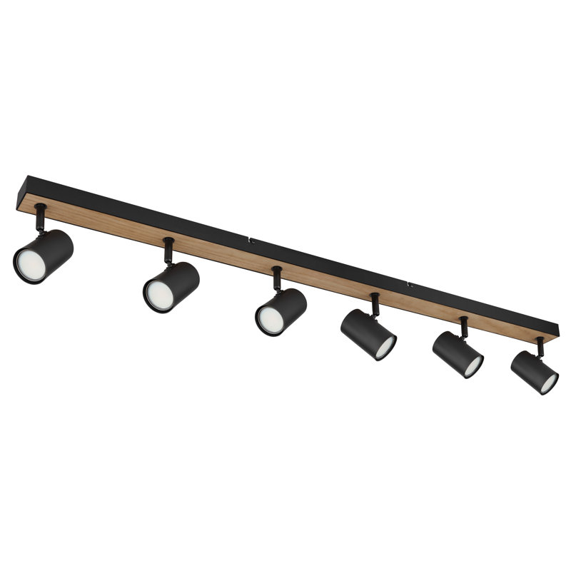 Spotlight, Matt black/walnut