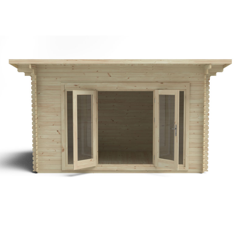 Melbury 15 x 12 Ft. Tongue & Groove Log Cabin, Yes