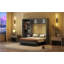 Lit escamotable double pleine grandeur avec tablettes-677547845-677547844