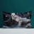Set Of 2 Cat & Starry Sky Satin Pillowcases – Skin-Friendly, Wrinkle-Resistant Bed Pillow Covers For All Seasons，102X50Cm-123375464