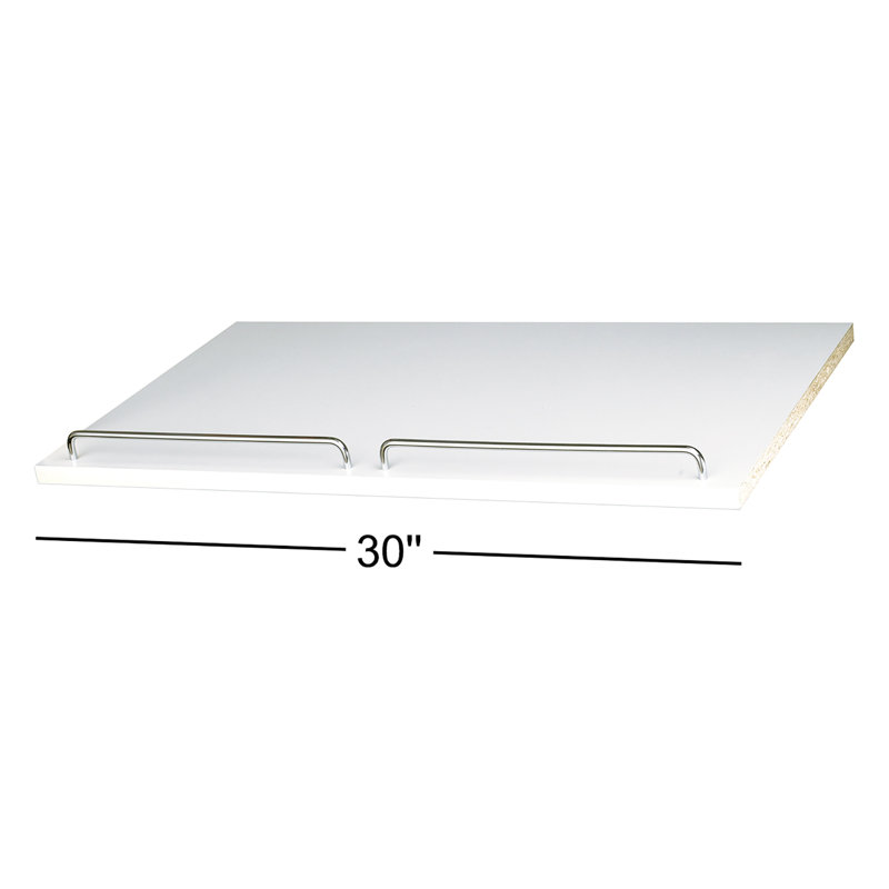Tablettes l 24 po Grid, blanc