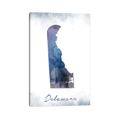 Delaware State Bluish - Print on Canvas