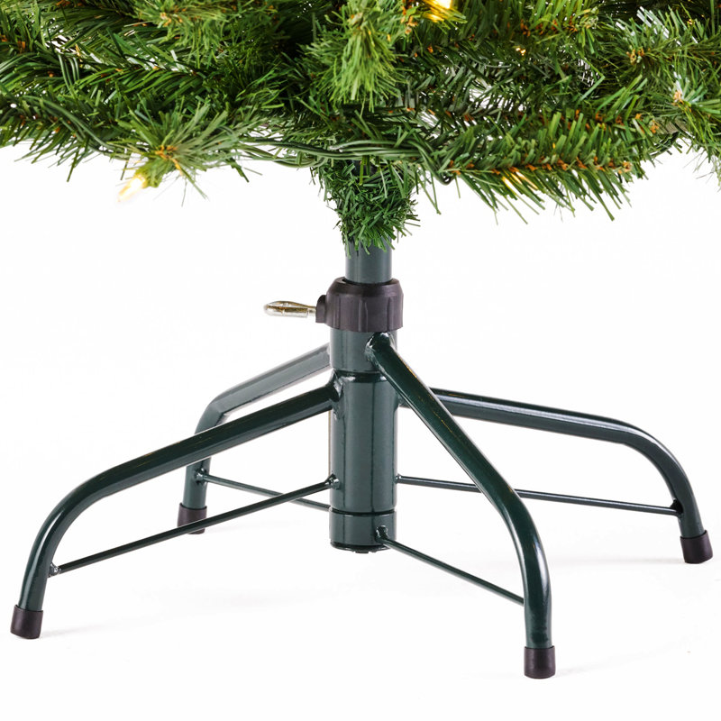 4.5' Hinged Tree With 200 Clear Lights-UL