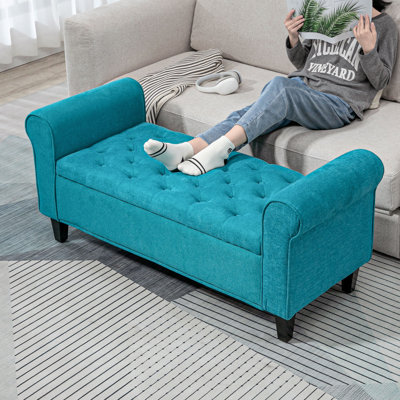 Banc moderne avec repose-pieds