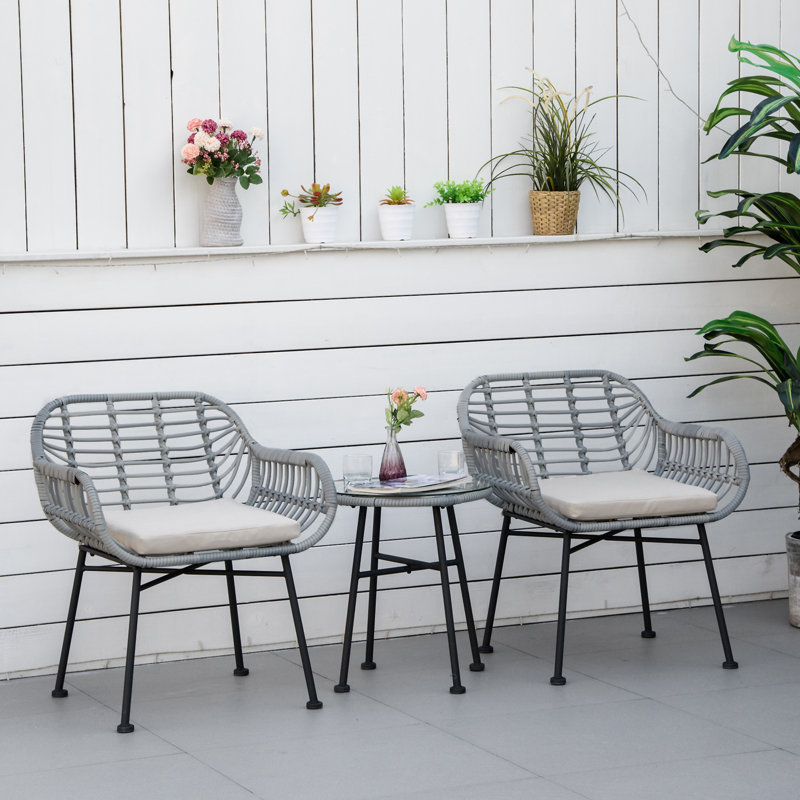 Outsunny 3 Piece Patio Set