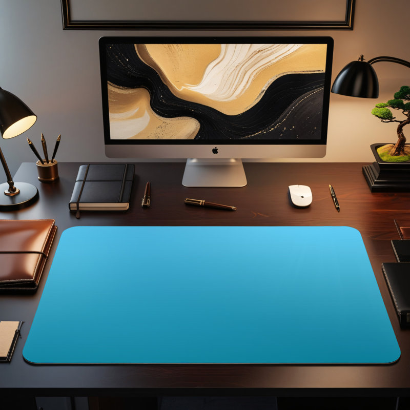 Polyester Desk Pad, 14.4x12.1