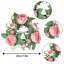 Couronne de 4 petites bougies roses-538015526
