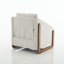 Fauteuil rembourré Chenille-2118648267