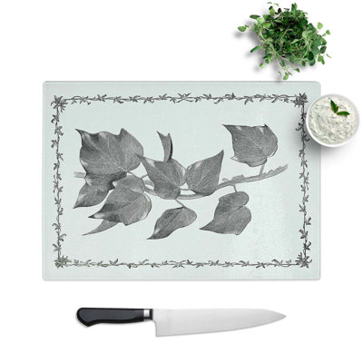Glass Ivy Melanocarpa by Shirley Hibberd Chopping Board