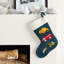 Hand-Felted Wool Christmas Trucks Stocking