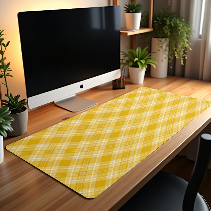 Polyester Desk Pad, 14.4x12.1
