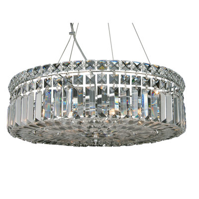 Pendentif en cristal série LX 8-lumière