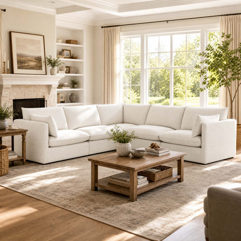 Farmingdale Brinsley Modern Modular Sectional Sofa