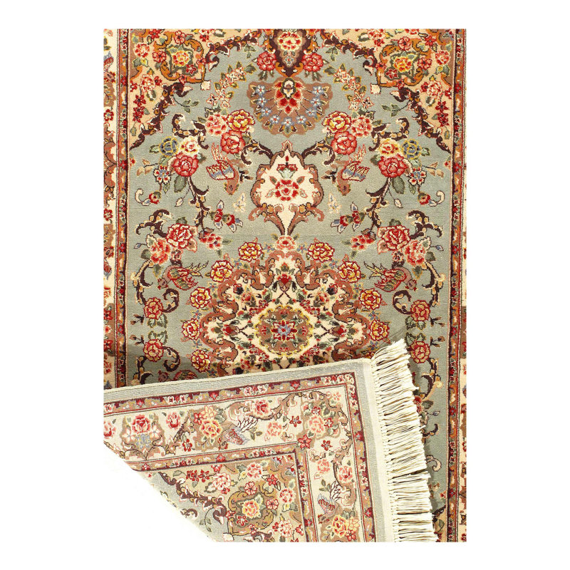 Nancyjean Hand Woven Cotton and Wool Oriental Area Rug