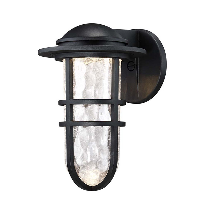 Taraval LED Wall Light, Graphite, 9.5" H x 6" W x 7.125" D