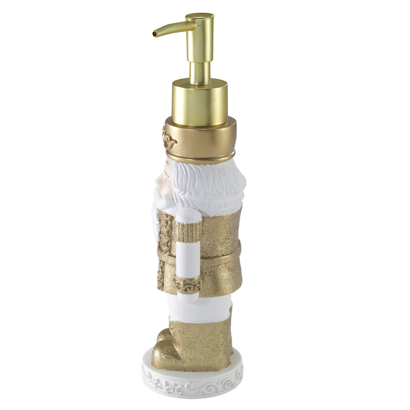 Christmas LP Nutcracker Gold Lotion Pump