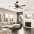 Chantalle 5-Blade Dimmable Integrated LED Ceiling Fan-1421857868