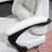 Racing Gaming Chair Diamond PU Leather Office Gamer Chair High Back Swivel Recliner With Footrest, Lumbar Support, Adjustable Height-704944146