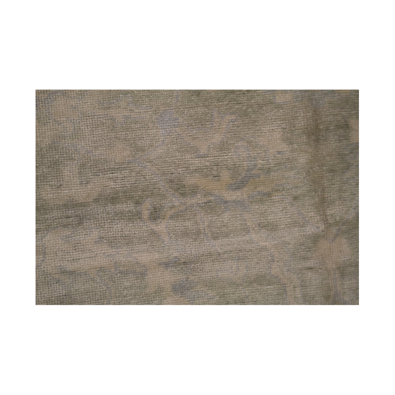 Hand-Knotted High-Quality Green Area Rug