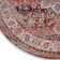 Tapis rouge / beige Lowndes