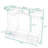 4-in-1 Hall Tree with Drawers, Cabinet, Bench and 7 Hooks-1873137879