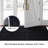 Runner Rugs for Hallway or Kitchen with Rubber Backing, Black 5'x32'-495632054