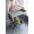 Galvanized Tray Table Accent Table