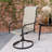 5-Piece Swivel Chairs and Square Table Set（Limited Time Free Umbrella）