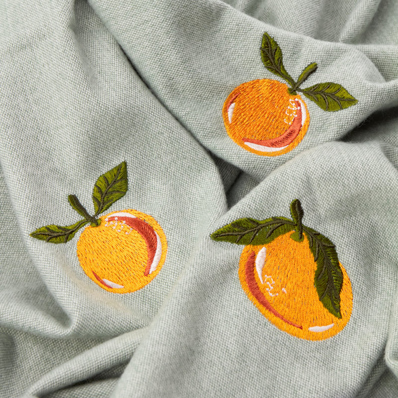 Fruits Knitted Throw Blanket