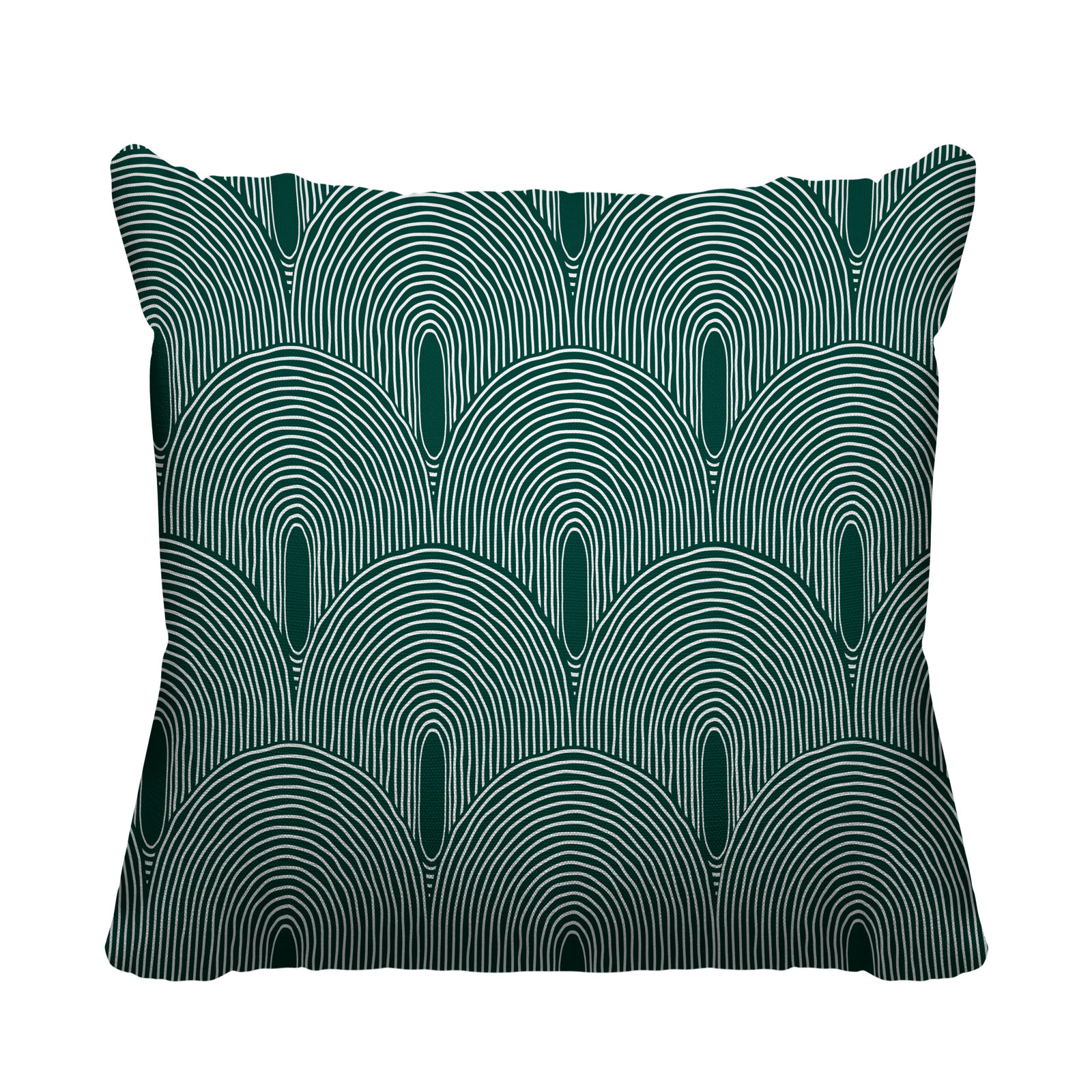 Limpo Indoor/Outdoor Throw Pillow, 20" x 20", Emerald