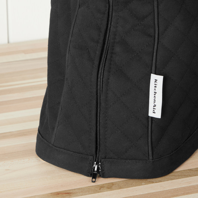 KitchenAid® Quilted Fitted Mixer Cover, Onyx Black