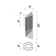 Bedolla Steel Corner Wall Light