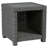 Erdita Square Metal Outdoor Side Table , 22.13'' in. W 22.25'' in. D