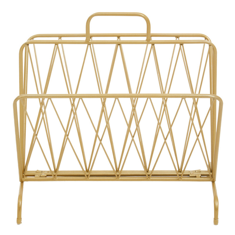 Alfons Metal Free Standing Magazine Rack