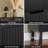 Shoe Cabinet Narrow 2 Drawers Flip-Down Entryway Shoe Storage for Hallway,Small Space,Living Room,Black 19.7"W x 7.5"D x 35.4"H-51085769-58925223-30946806
