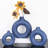 Elsia 3 Piece Handmade Ceramic Table Vase-1942478275