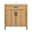 Meuble-lavabo compact moderne 30 po