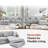 Doyle 2 - Piece 108.7" Upholstered L Shape Sofa With Convertible Chaise-1588382671