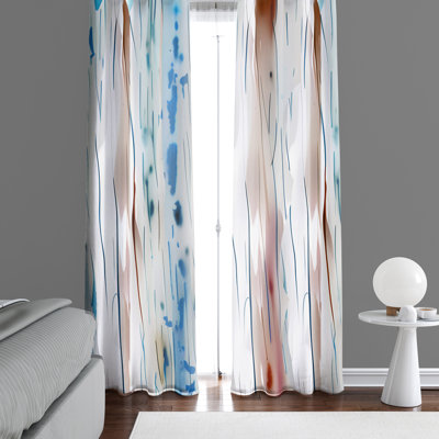 Bassel Semi Sheer Curtain Pair
