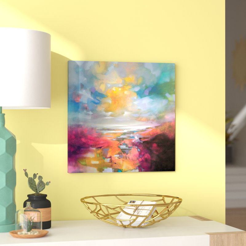 " Warmth Prevails " by Scott Naismith, 18" H x 18" W x 1.5" D, No Mat, Wrapped Canvas