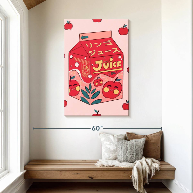 Yarlin Apple Juice Box, 45" H x 30" W
