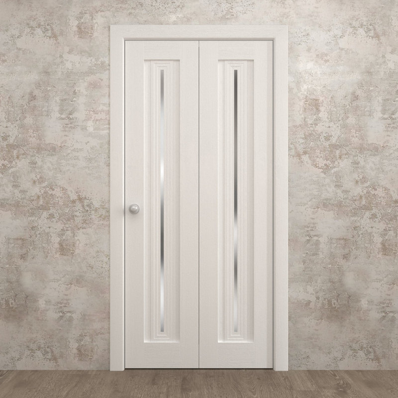 Portes coulissantes pliantes pour garde-robe | Ego 5014 | Ensemble de quincaillerie pour moulures robustes | Portes de garde-robe de chambre en bois massif