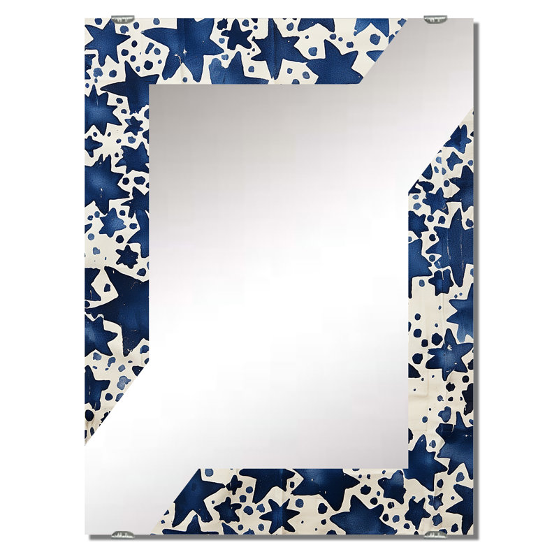 Reimann - Miroir mural à formes abstraites grand MIR131886, 32 po x 24 po