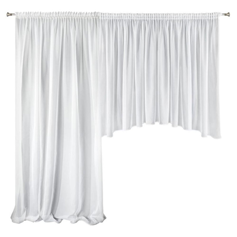 Solid Colour Tailored Window Pelmet, Opalescent