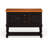 Country Style 1Pc Server Solid Wood Turned Leg Design Dining Room Furniture