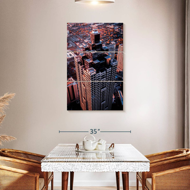 Lilie Atlanta Skyscraper, 45" H x 28" W