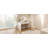 39" Makeup Vanity Table With Mirror Touch Screen Lighted Mirror, Dressing Table With Drawer For Bedroom, White-2064576845