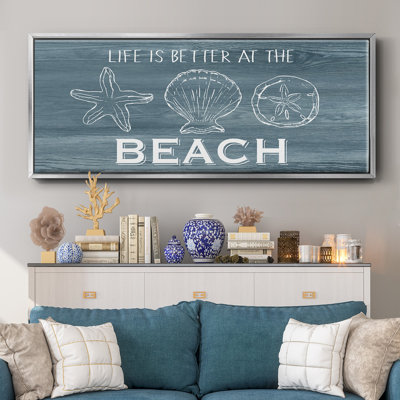 Life is Better - Toile encadrée